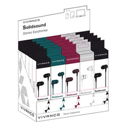 Vivanco Solidsound Noir, Vert, Violet, Blanc