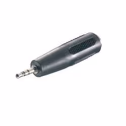 Vivanco 2.5mm/3.5mm Stereo Adapter, 2.5mm M, 3.5mm FM, Noir