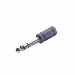 Vivanco 6.3/3.5mm Adapter, 6.3mm M, 3.5mm FM, Noir