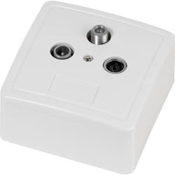 Vivanco STO AP/UP S1 Antennendose SAT TV UKW Aufputz Enddose