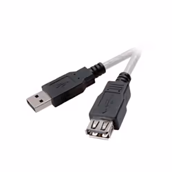 Vivanco CE U5 18, 1,8 m, USB A, USB A, Mâle/Femelle, 480 Mbit/s, Transparent