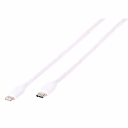 Vivanco CC UC L 10, 1 m, Lightning, USB C, Femelle, Mâle, Blanc