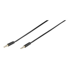 Vivanco 46/10 15FG câble audio 1,5 m 3,5mm Noir