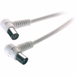 Vivanco 48034 câble coaxial 3 m Blanc