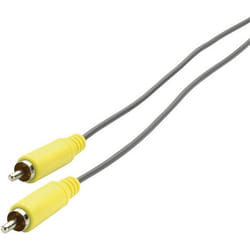 SpeaKa Professional SP-1300788 câble audio 3 m RCA Gris, Jaune