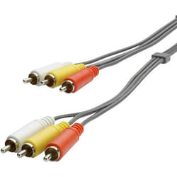 SpeaKa Professional SP-1300792 câble audio 3 m 3 x RCA Noir