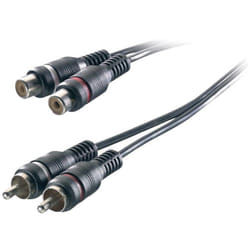 SpeaKa Professional SP-1300380 câble audio 3 m 2 x RCA Noir