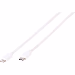 Vivanco LIGHTNVVUSBC12W, 1,2 m, Lightning, USB C, Mâle, Mâle, Blanc