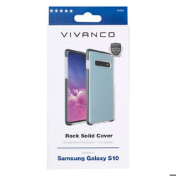 Vivanco Rock Solid coque de protection pour téléphones portables 15,5 cm (6.1") Housse Noir, Transparent