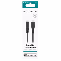 Vivanco LongLife 1,5 m Noir