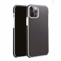 Vivanco Rock Solid, Housse, Apple, iPhone 13 Pro Max, 17 cm (6.7"), Noir, Transparent