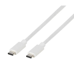 Vivanco PBDCVVUSBCC10W câble USB 1 m USB C Blanc