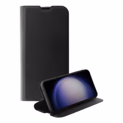 Vivanco Premium Wallet, Étui avec portefeuille, Samsung, Galaxy S23 FE, 16,3 cm (6.4"), Noir