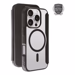 Vivanco Mag Premium, Étui avec portefeuille, Apple, iPhone 16 Pro, 16 cm (6.3"), Noir