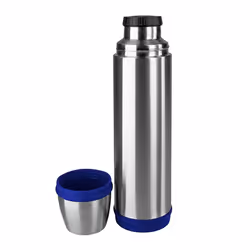 EMSA Captain thermos 0,7 L Bleu, Acier inoxydable