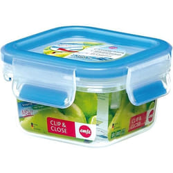 EMSA Clip & Close Rectangulaire Boîte 0,85 L Bleu, Transparent 1 pièce(s)