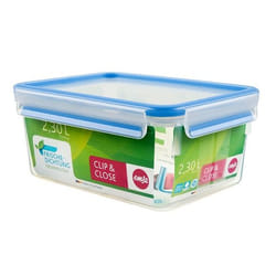 EMSA CLIP & CLOSE Rectangulaire Boîte 2,3 L Transparent 6 pièce(s)