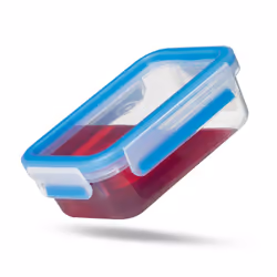 EMSA CLIP & CLOSE Rectangulaire Boîte 2,65 L Bleu, Transparent 1 pièce(s)