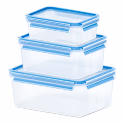 EMSA 508567 boîte hermétique alimentaire Rectangulaire Transparent 3 pièce(s)