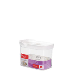 EMSA Optima Rectangulaire Boîte 1 L Transparent, Blanc 1 pièce(s)