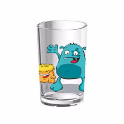 EMSA Kids 516275, Transparent, Plastique, 1 pièce(s), Ovale, 200 ml, 64 mm
