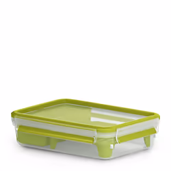 EMSA CLIP & GO, Boîte de rangement alimentaire, Adulte, Transparent, Polypropylène (PP), Élastomère thermoplastique (TPE) ...