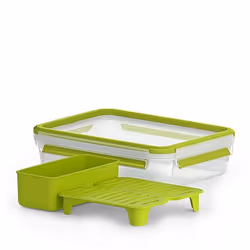 EMSA CLIP & GO Boîte de rangement alimentaire 1,2 L Polypropylène (PP), Élastomère thermoplastique (TPE) Transparent 1 pièce(s)