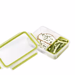EMSA CLIP & GO Boîte de rangement alimentaire 1,2 L Polypropylène (PP), Élastomère thermoplastique (TPE) Transparent 1 pièce(s)
