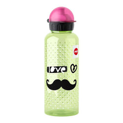 EMSA Mustache Utilisation quotidienne 600 ml Tritan Noir, Vert, Rose