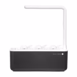 EMSA Smart Garden 3 Click & Grow Pot élégant Noir Rectangle