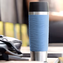 EMSA Waves Grande 500 ml Noir, Bleu, Acier inoxydable Acier inoxydable