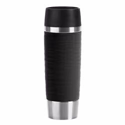 EMSA Waves Grande, Noir, Acier inoxydable, Silicone, Acier inoxydable, Acier inoxydable, Polypropylène (PP), 4 h, 8 h