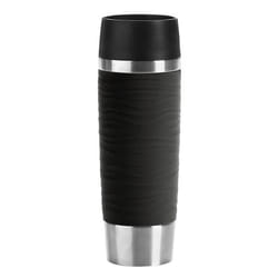 EMSA Waves Grande 500 ml Noir, Acier inoxydable Acier inoxydable