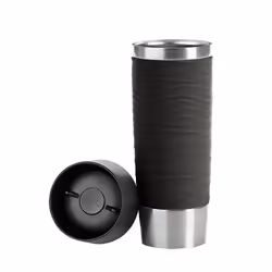 EMSA Waves Grande 500 ml Noir, Acier inoxydable Acier inoxydable