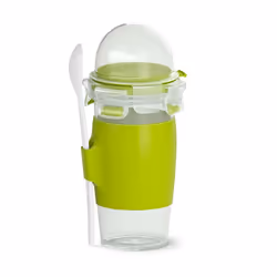 EMSA CLIP &amp; GO, Boîte de rangement alimentaire, Adulte, Vert, Transparent, Plastique, Monochromatique, Allemagne