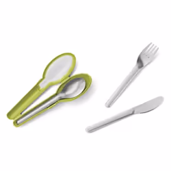 EMSA CLIP & GO Cutlery Set ensembles de couverts pour le camping Acier inoxydable