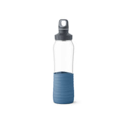 EMSA KW DRINK2GO N3100200 gourde Utilisation quotidienne 700 ml Verre Bleu, Transparent