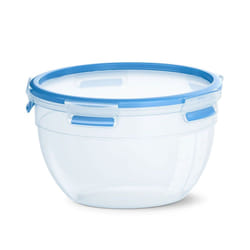 EMSA CLIP & CLOSE N1011400 boîte hermétique alimentaire Rond contenant 2,6 L Bleu, Transparent 1 pièce(s)