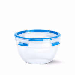 EMSA CLIP & CLOSE N1011600 boîte hermétique alimentaire Rond contenant 2,6 L Bleu, Transparent 2 pièce(s)