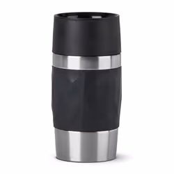 EMSA N21601, Noir, Silicone, Acier inoxydable, Acier inoxydable, Polypropylène (PP), Chine, 0,3 ml