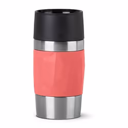 EMSA Travel Mug, Corail, Silicone, Acier inoxydable, Acier inoxydable, Polypropylène (PP), Chine, 0,3 ml