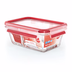 EMSA CLIP & CLOSE N1040700 boîte hermétique alimentaire Rectangulaire 0,8 L Transparent 1 pièce(s)