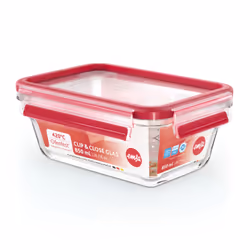 EMSA CLIP & CLOSE N1040800 boîte hermétique alimentaire Rectangulaire 0,85 L Transparent 1 pièce(s)