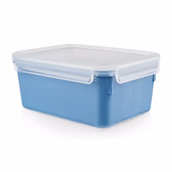 EMSA Clip &amp; Close, Boîte, Rectangulaire, 2,2 L, Bleu, Polypropylène (PP), Élastomère thermoplastique (TPE), Allemagne