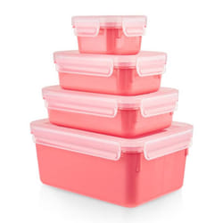 EMSA Clip & Close Rectangulaire Régler Corail 4 pièce(s)