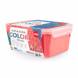 EMSA Clip & Close Rectangulaire Régler Corail 4 pièce(s) - Vue supplémentaire 4