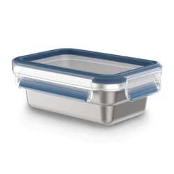 EMSA CLIP & CLOSE N1150300 boîte hermétique alimentaire Rectangulaire 0,5 L Acier inoxydable 1 pièce(s)
