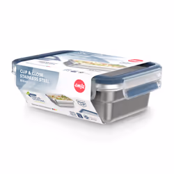 EMSA CLIP & CLOSE N1150400 boîte hermétique alimentaire Rectangulaire Acier inoxydable 1 pièce(s)