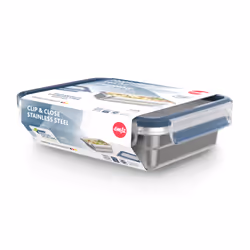EMSA CLIP & CLOSE N1150500 boîte hermétique alimentaire Rectangulaire Acier inoxydable 1 pièce(s)