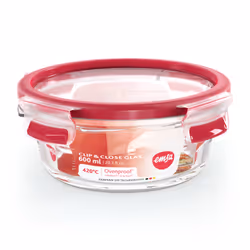 EMSA CLIP & CLOSE N1040300 boîte hermétique alimentaire Rond 0,6 L Transparent 1 pièce(s)